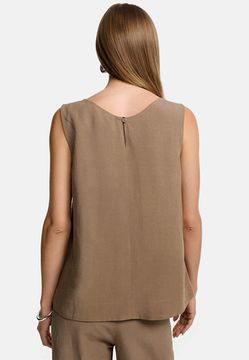 CATNOIR Топ из смеси вискозы и льна