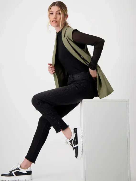 MONARI Джинсы со стразами