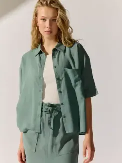 THE FASHION PEOPLE Льняная блузка
