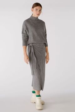 Oui Юбка трикотажная из смесовой шерсти