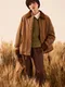 BULMER Пуховая куртка с яркой подкладкой