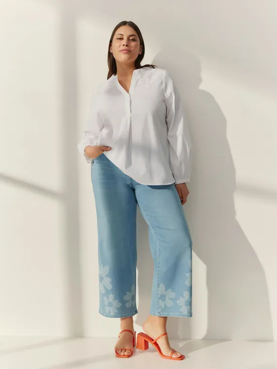 SAMOON Туника с вышивкой