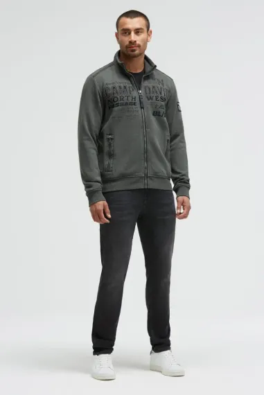 CAMP DAVID Толстовка с принтом и этикетками