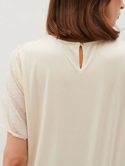 GERRY WEBER Блуза с прозрачными вставками