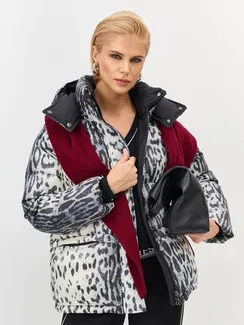 BULMER Куртка с анималистичным принтом