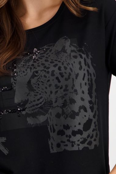 MONARI Футболка с принтом и пайетками