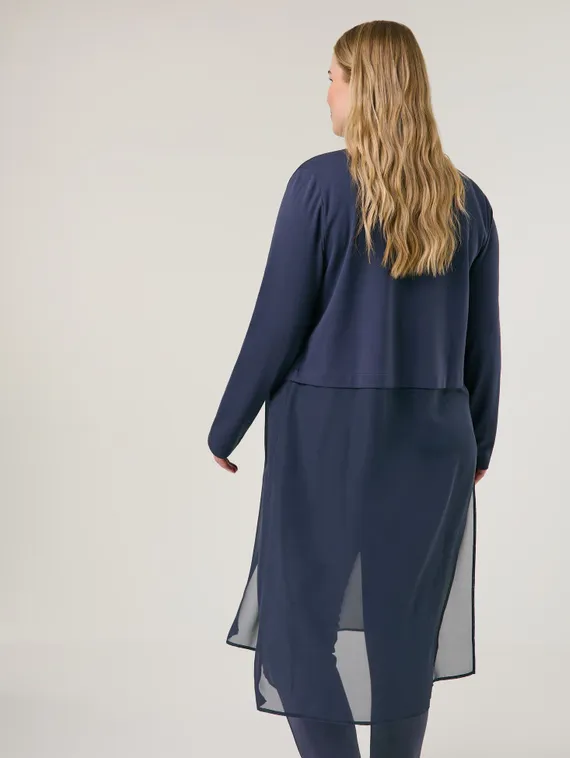 SAMOON Кардиган комбинированный