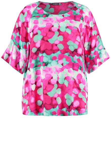 SAMOON Блуза с ярким принтом