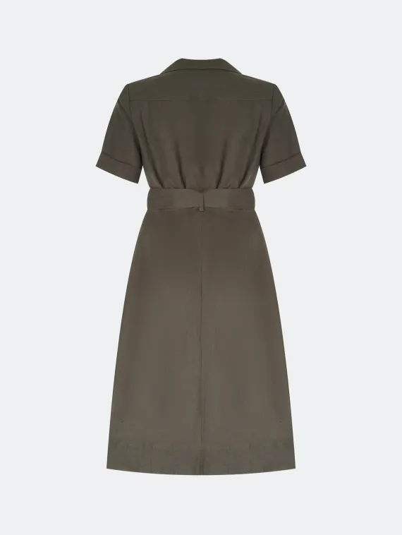 BULMER Платье-рубашка из 100% льна