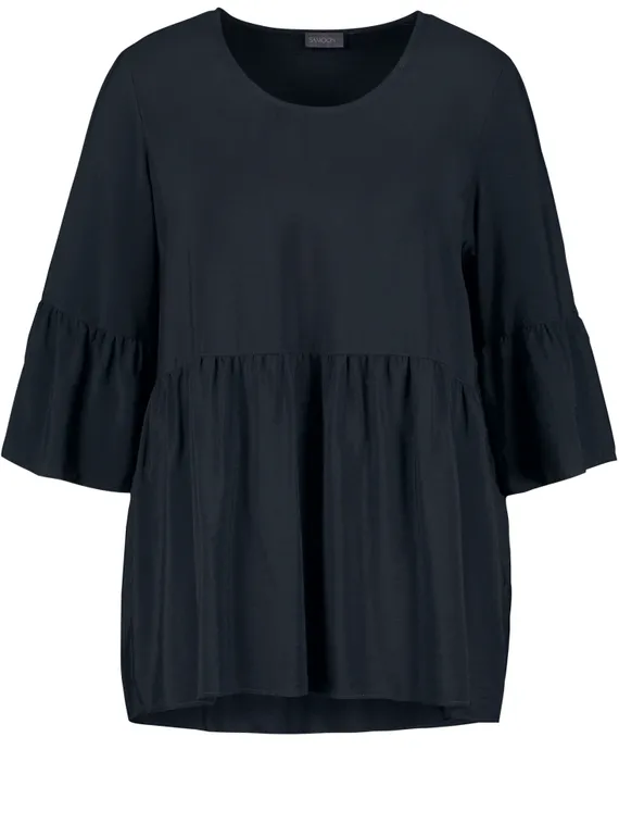 SAMOON Блуза расклешенная
