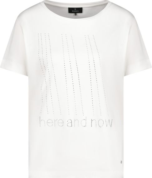 MONARI Футболка с надписью из стразов