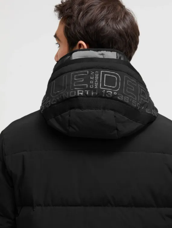 CAMP DAVID Стеганая парка с капюшоном