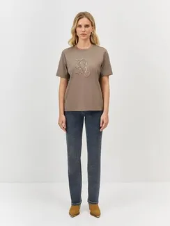 BULMER Прямые джинсы с вышивкой