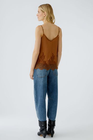 Oui Топ кружевной