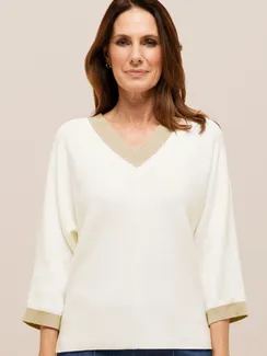 BIANCA Пуловер с V-вырезом