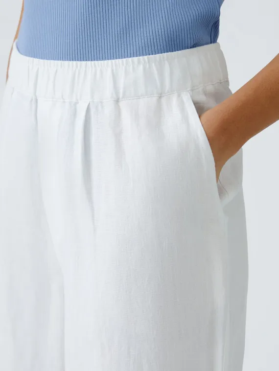 Oui Брюки широкие льняные