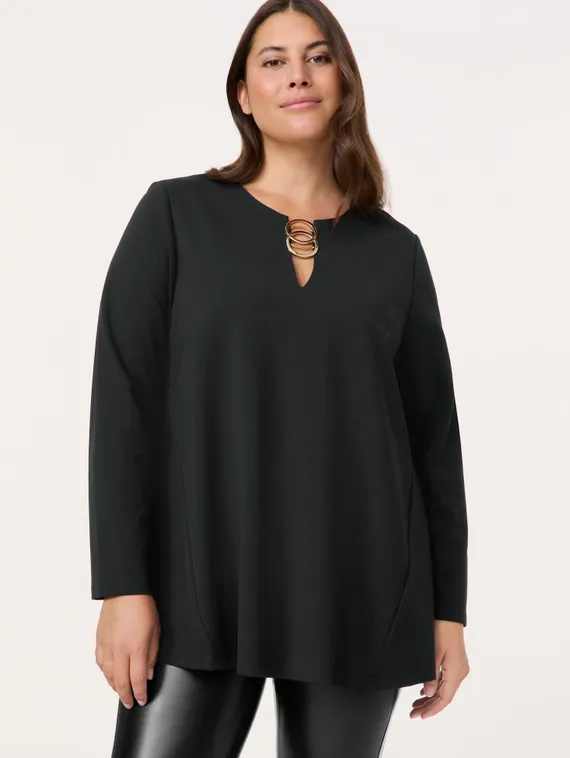 SAMOON Топ длинный рукав