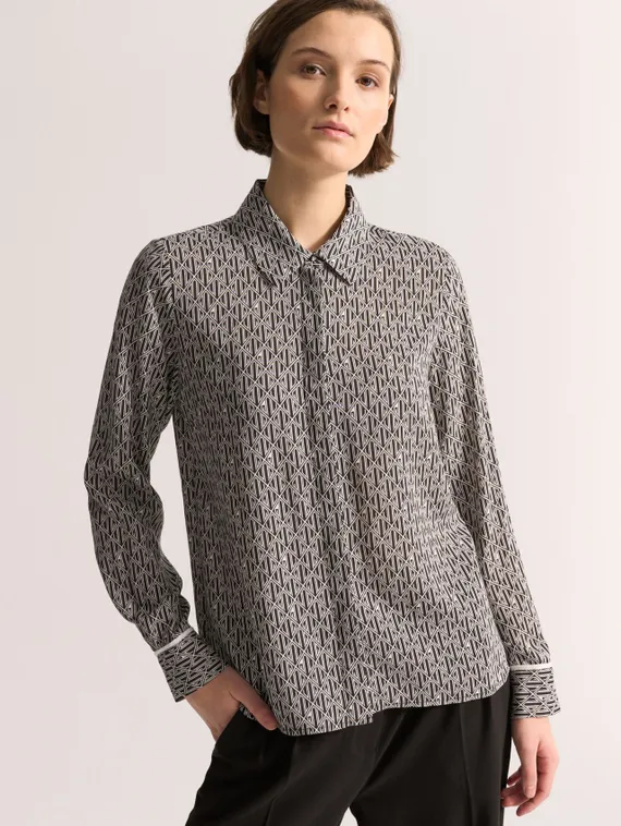 UNQ Блуза с принтом