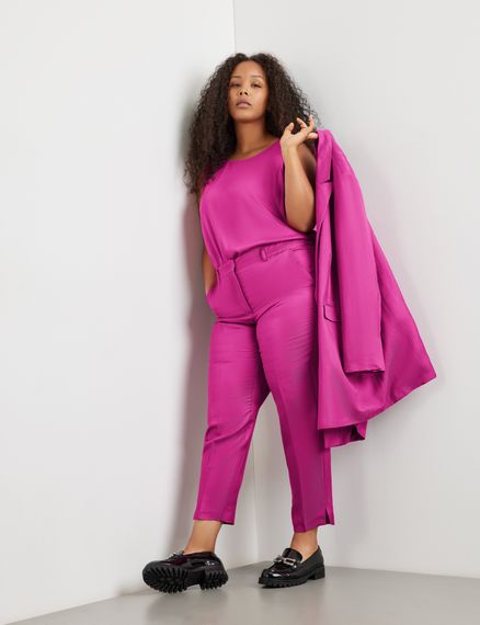 SAMOON Брюки из смесового льна