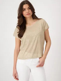 MONARI Футболка со сверкающими пайетками
