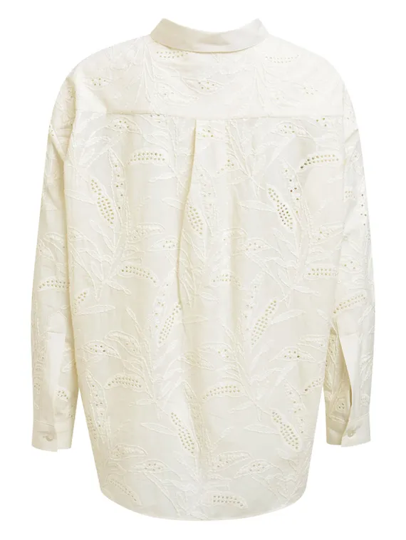 Elisa.and.me Блуза с перфорацией и вышивкой