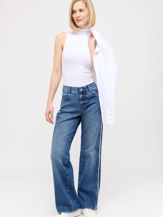 ANGELS Джинсы с бахромой по бокам