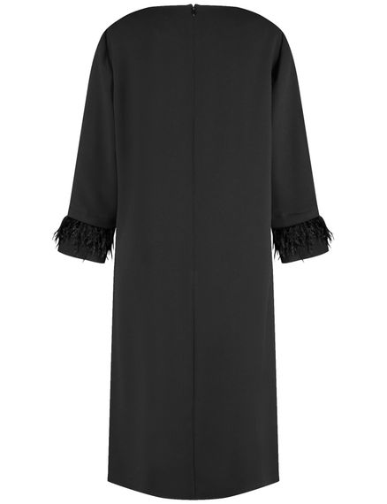 GERRY WEBER Платье с отделкой из перьев