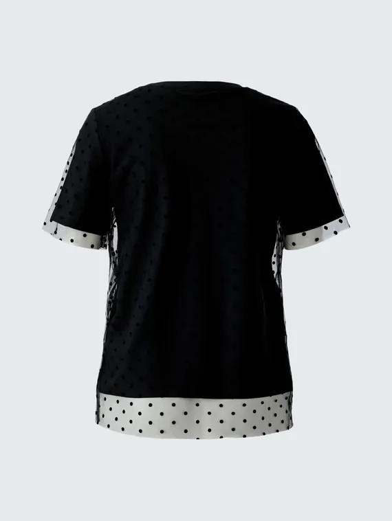 Oui Футболка с сеткой
