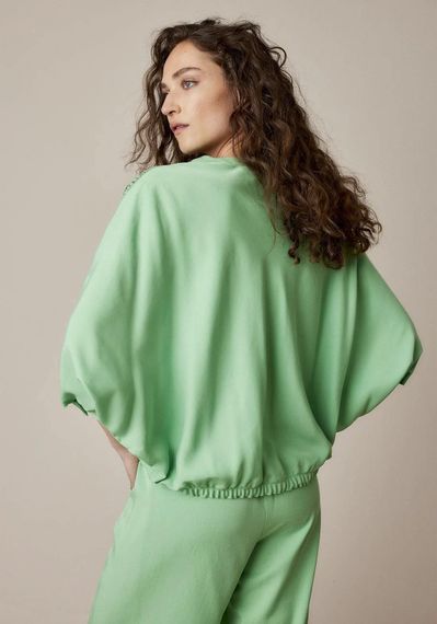 SUMMUM Блуза с V-вырезом