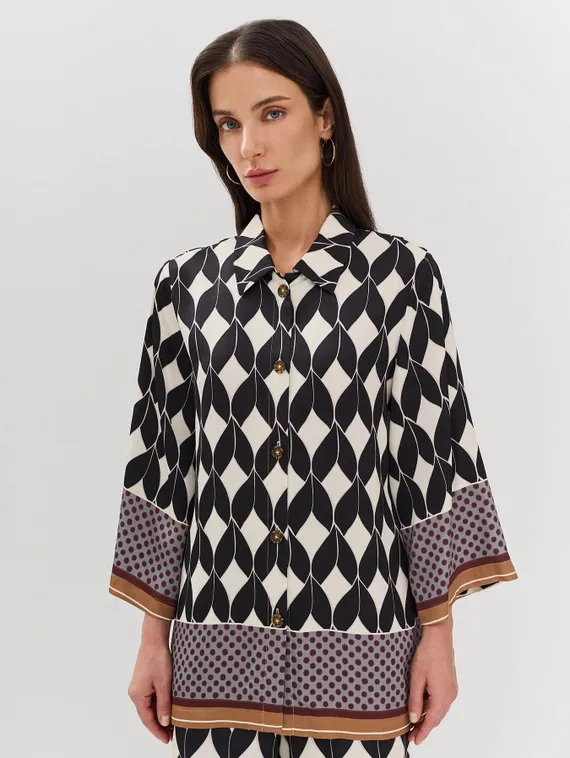 BULMER Блуза с графичным принтом