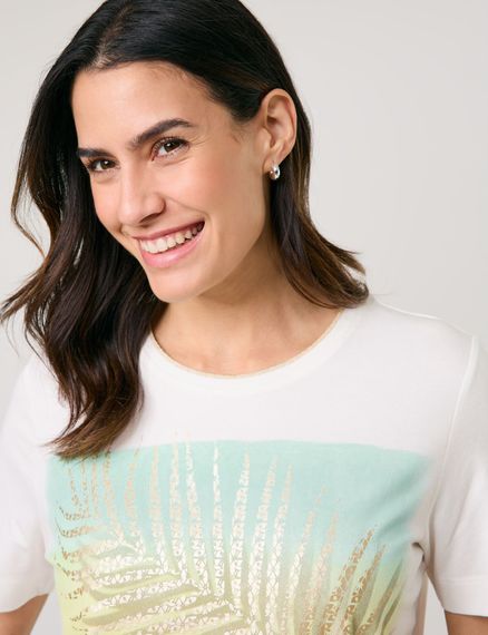 GERRY WEBER Футболка с мерцающим принтом