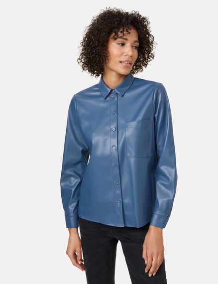 GERRY WEBER Рубашка из экокожи