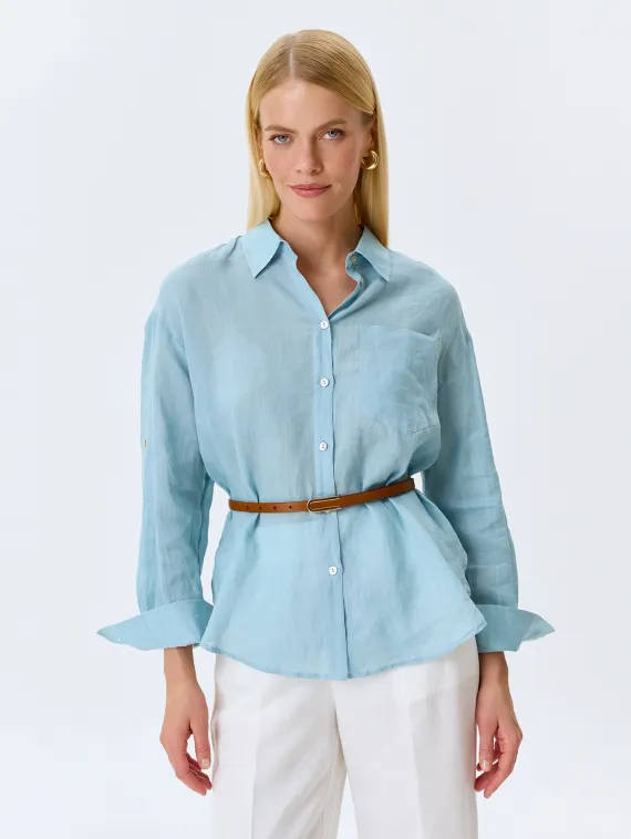 BULMER Яркая блуза из 100% рами