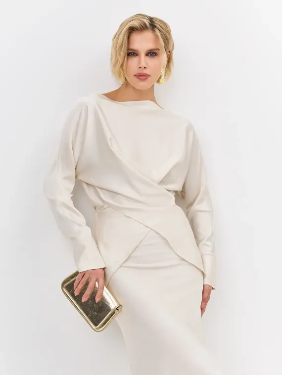 BULMER Блуза с драпировкой