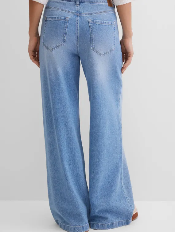 SOUL4ME Джинсы клеш широкие