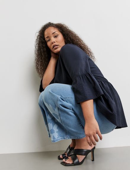 SAMOON Блуза расклешенная