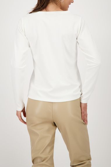 MONARI Толстовка с надписью из стразов