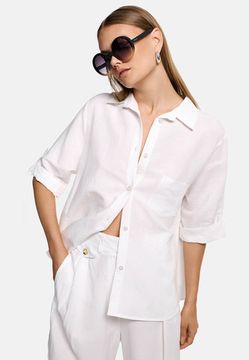 CATNOIR Блуза из вискозы и льна