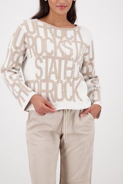 MONARI Джемпер с текстовым принтом