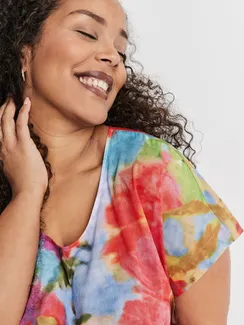 SAMOON Блуза с цветочным принтом