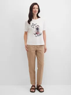 GERRY WEBER Футболка с принтом и стразами