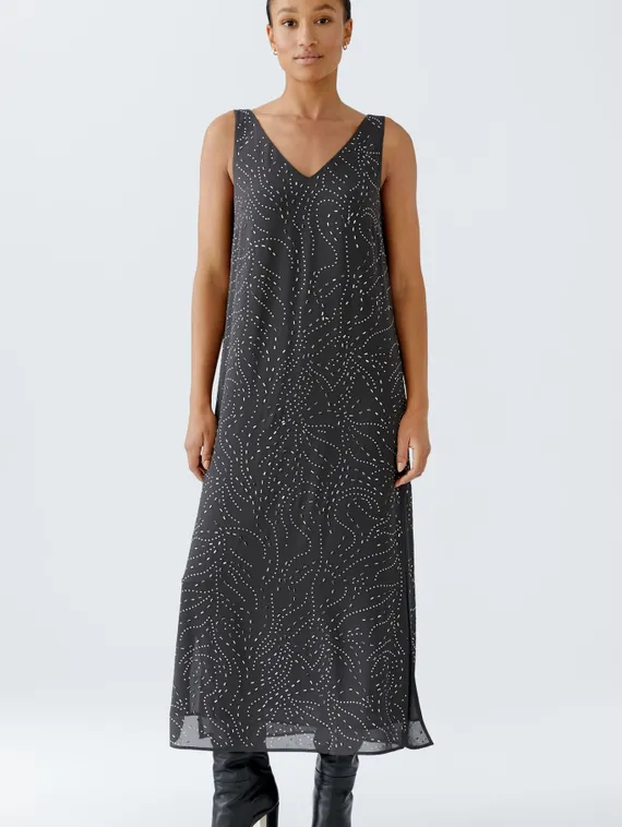 Oui Платье с декоративными камнями