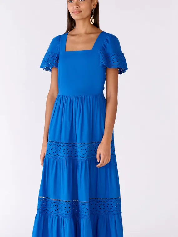 Oui Платье с вышивкой