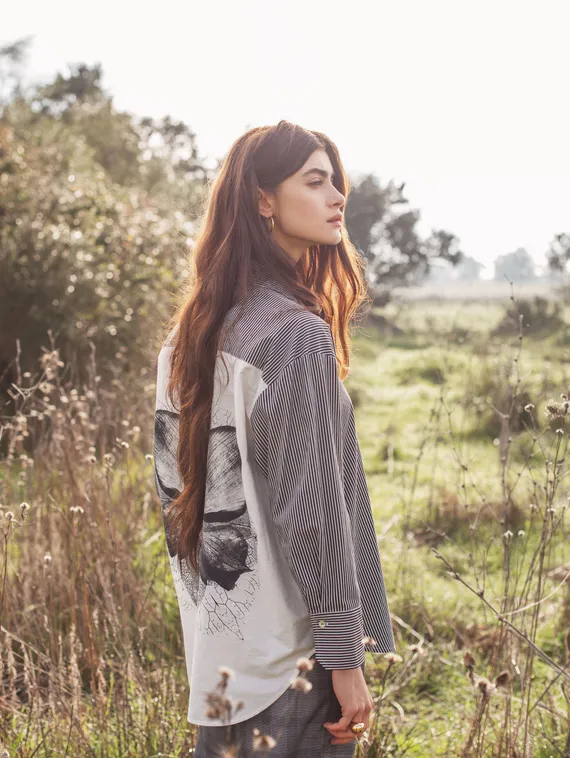 SUMMUM Блуза-рубашка с принтами