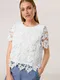 TAIFUN Кружевная блуза