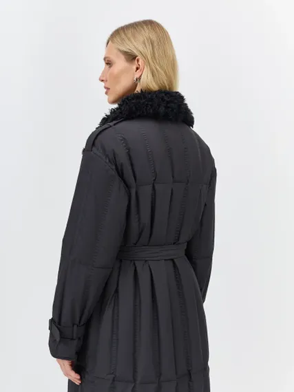 BULMER Пуховое пальто с мехом