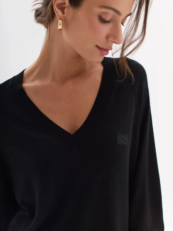 BULMER Джемпер с V- вырезом и шерстью