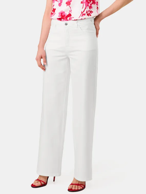 TAIFUN Джинсы белые