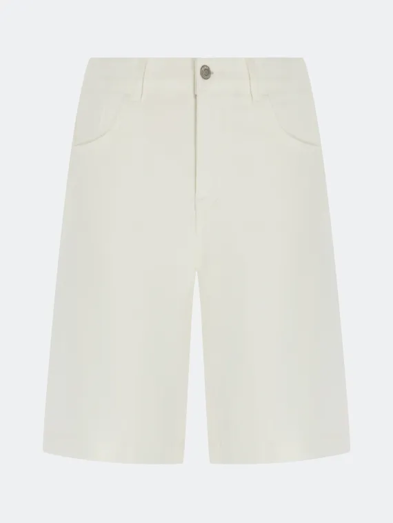 BULMER Белые джинсовые бермуды