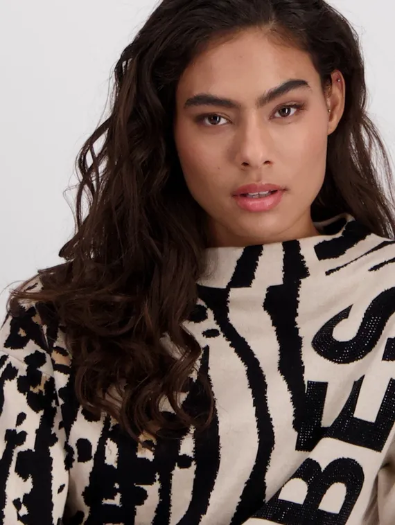 MONARI Пуловер жаккардовый